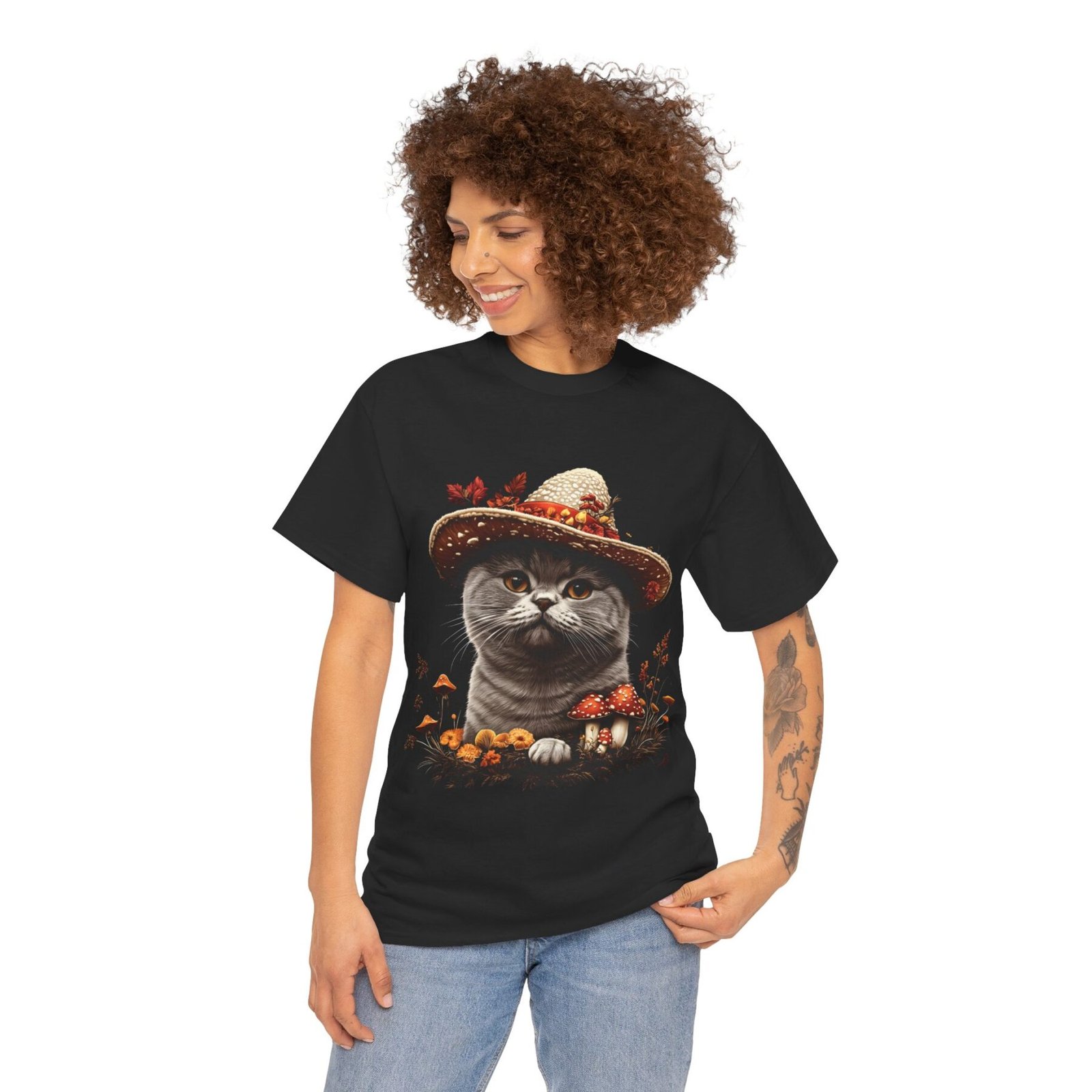 T-shirt Shroomkitty 2 – unisex - Image 11